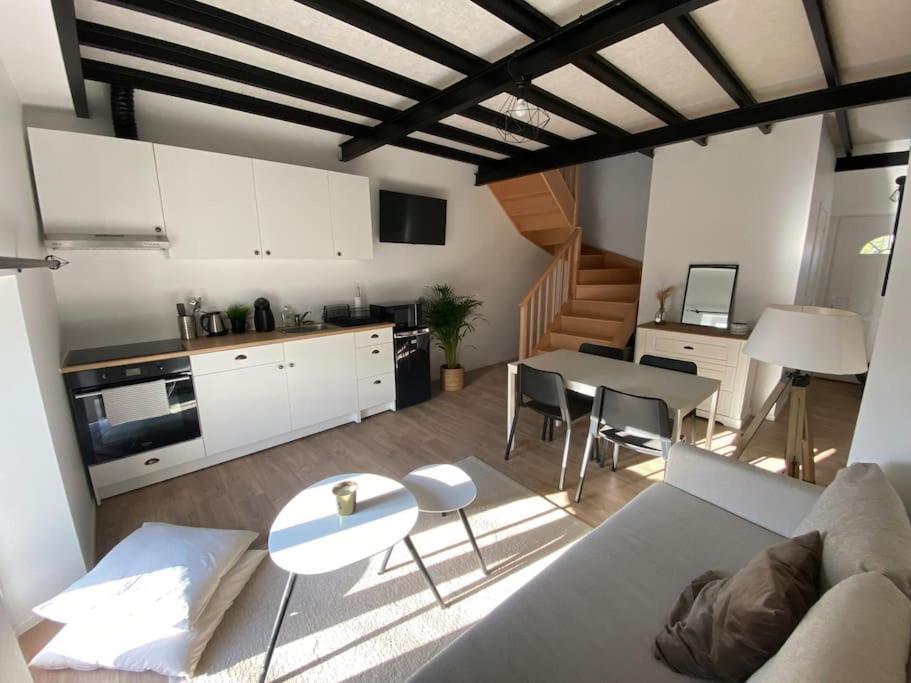 Appart Renove En Duplex Avec Terrasse Et Garage Bouleurs Екстериор снимка