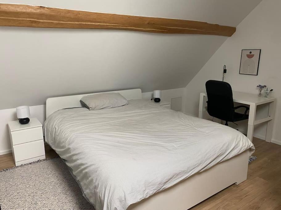 Appart Renove En Duplex Avec Terrasse Et Garage Bouleurs Екстериор снимка
